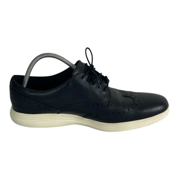 Cole Haan Grand Tour Wingtip Oxford Lace Up Shoes Black Leather Mens 11.5 C29413 main image 8
